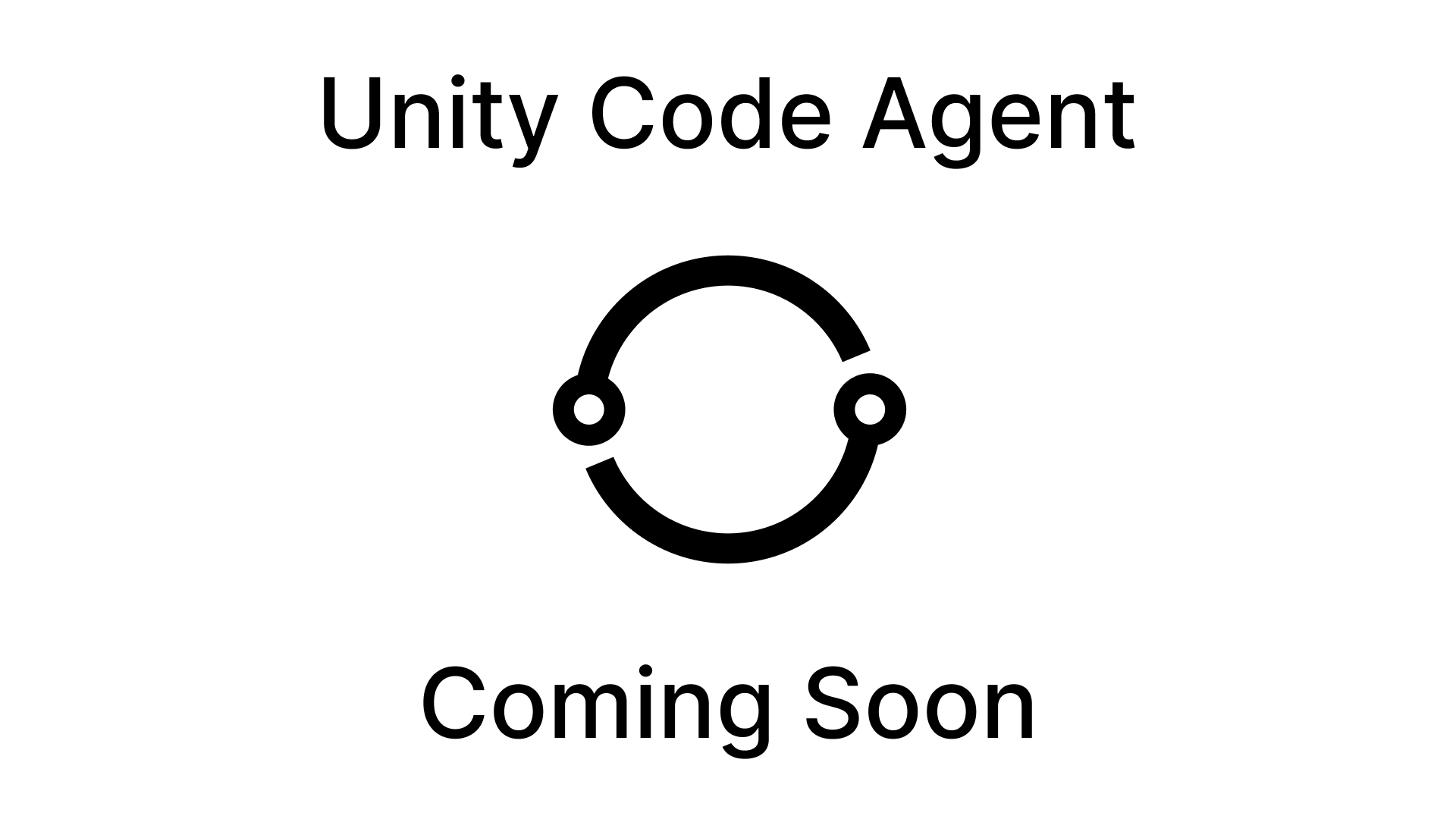 Unity Code Agent coming soon preview inside the Unity Editor